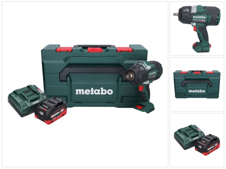 Image du produit Metabo SSW 18 LTX 1450 BL Clé à choc sans fil 18 V 1450 Nm Brushless + 1x batterie 8,0 Ah + chargeur (Fonctionnement sur batterie)