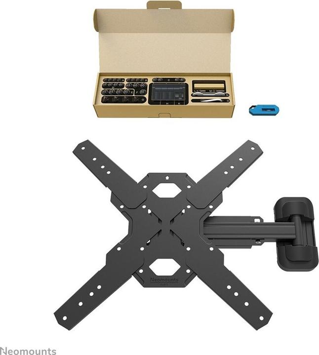 Actual product image Neomounts Wall Mount WL40S-840BL14 Black (Wall, 65", 40 kg)
