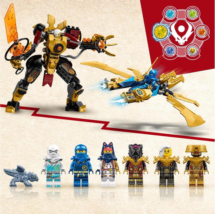 Produktbild LEGO Kaiserliches Mech-Duell gegen den Elementardrachen (71796, LEGO Ninjago)