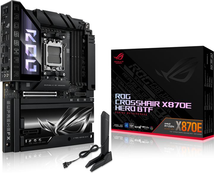 Image du produit ASUS ROG Crosshair X870E Hero BTF (AM5, AMD X870E, ATX)
