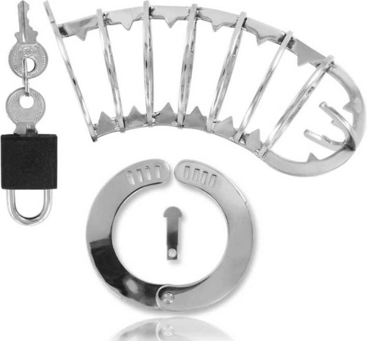 Produktbild Metal Hard Metalhard Spiked Chastity Cage 14 cm