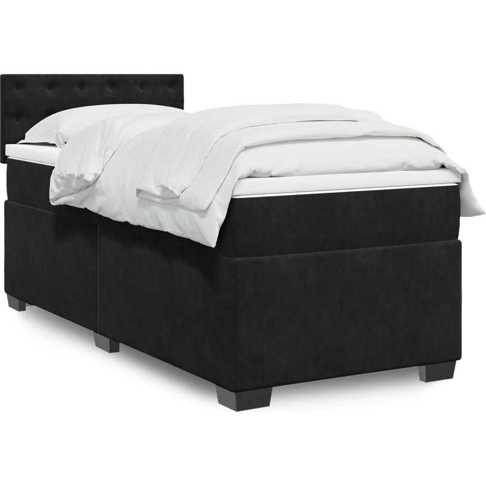 VidaXL, Bett, Boxspringbett mit Matratze Samt (90 x 190 cm)