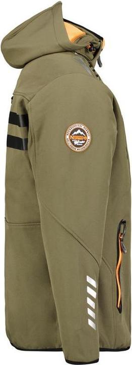 Actual product image Geographical Norway Royaute DB 068 M WY1996H/GN-Kaki / Orange Softshell Jacket
