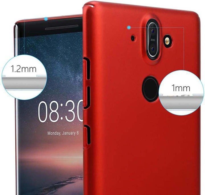 Produktbild Cadorabo Hard Cover Matt Metall Cover (Nokia 8 Sirocco)