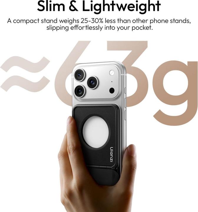 Actual product image Ulanzi PS01 Magsnap Phone Stand - Orange