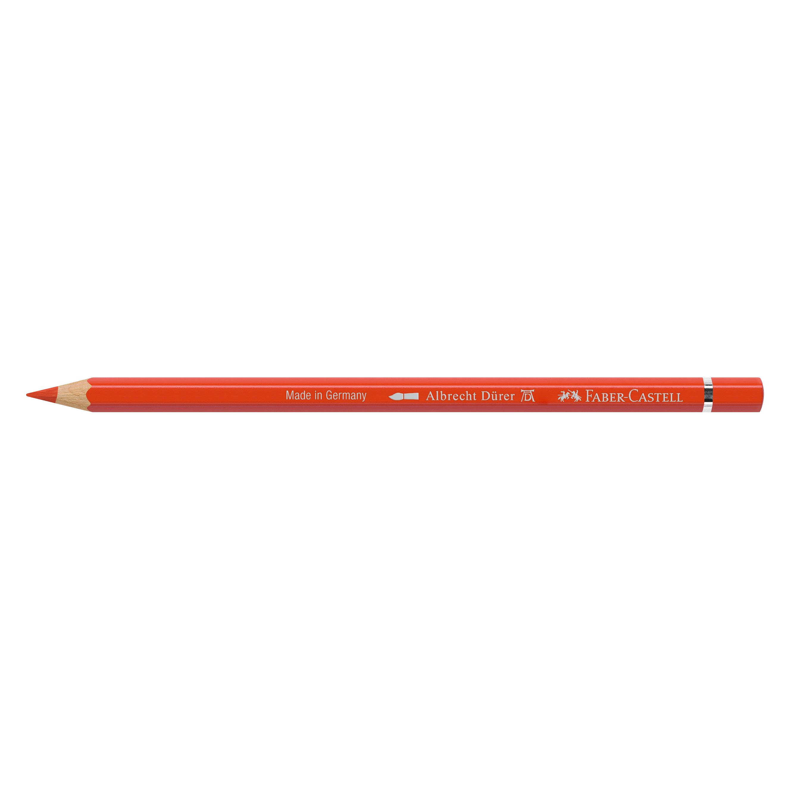 6 X Faber Castell Künstler-Aquarellstift Albrecht Dürer Kadmiumrot Hel