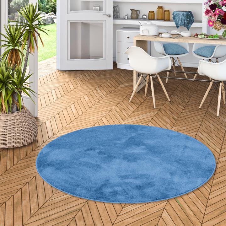 Produktbild Snapstyle Luxus Super Soft Hochflor Langflor Teppich Deluxe Rund (160 x 160 cm)