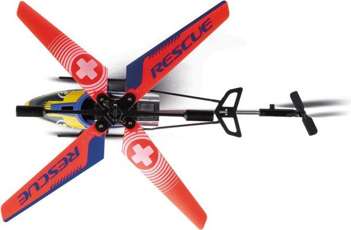 Actual product image Carrera 2.4 GHz RC Helicopter, Aluminum, Gyro, LED, USB-C Charging