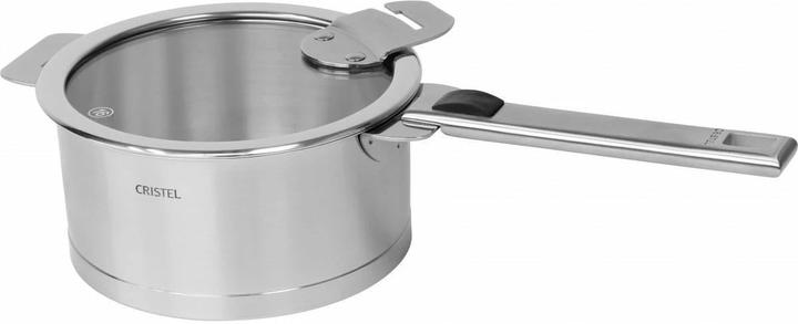Actual product image Cristel Cristal Strate Amovible casserole Ø16cm (16 cm, Pot, Aluminium, Stainless steel)