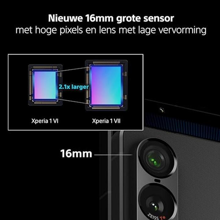 Actual product image Sony Xperia 1 VII | Neuer Ultra-Weitwinkelsensor | Xperia Intelligence | 2 Tage Akkulaufzeit | (256 GB, 6.50", Dual SIM)