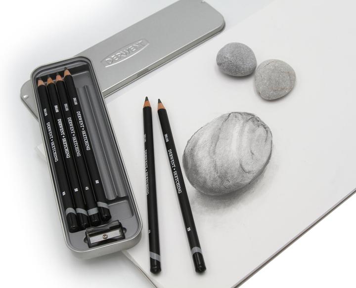 Actual product image Derwent Graphic pen set 6 (2H, HB, 2B, 4B, 6B, 8B, 6 x)
