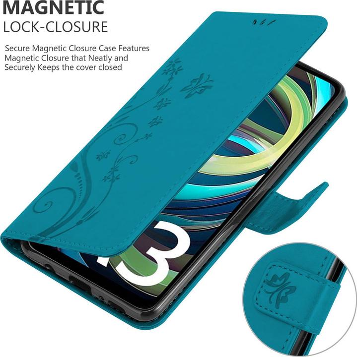 Immagine prodotto Cadorabo Custodia per Xiaomi RedMi A3 / A3X Flower Book (Xiaomi Redmi A3)