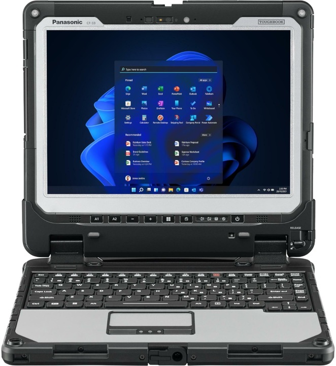 Immagine prodotto Panasonic Toughbook CF-33 mk3 4G/LTE incl. tastiera (12", Intel Core i5-1245U, 16 GB, 512 GB, CH)