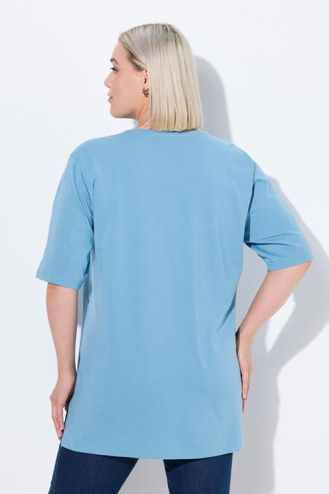 Produktbild Ulla Popken T-Shirt, Rundhalsausschnitt, Relaxed, Halbarm (58)