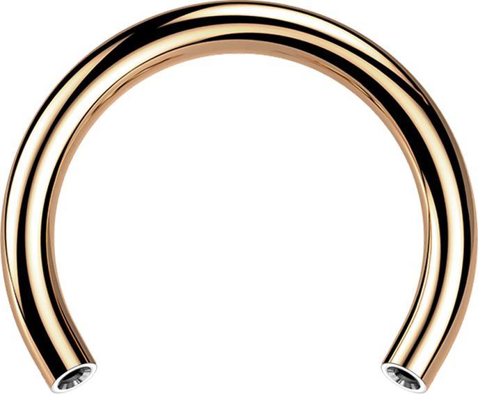 Image du produit Star Piercing Micro Threadless Circular-Stab rosegold (sans laiton, Titane)