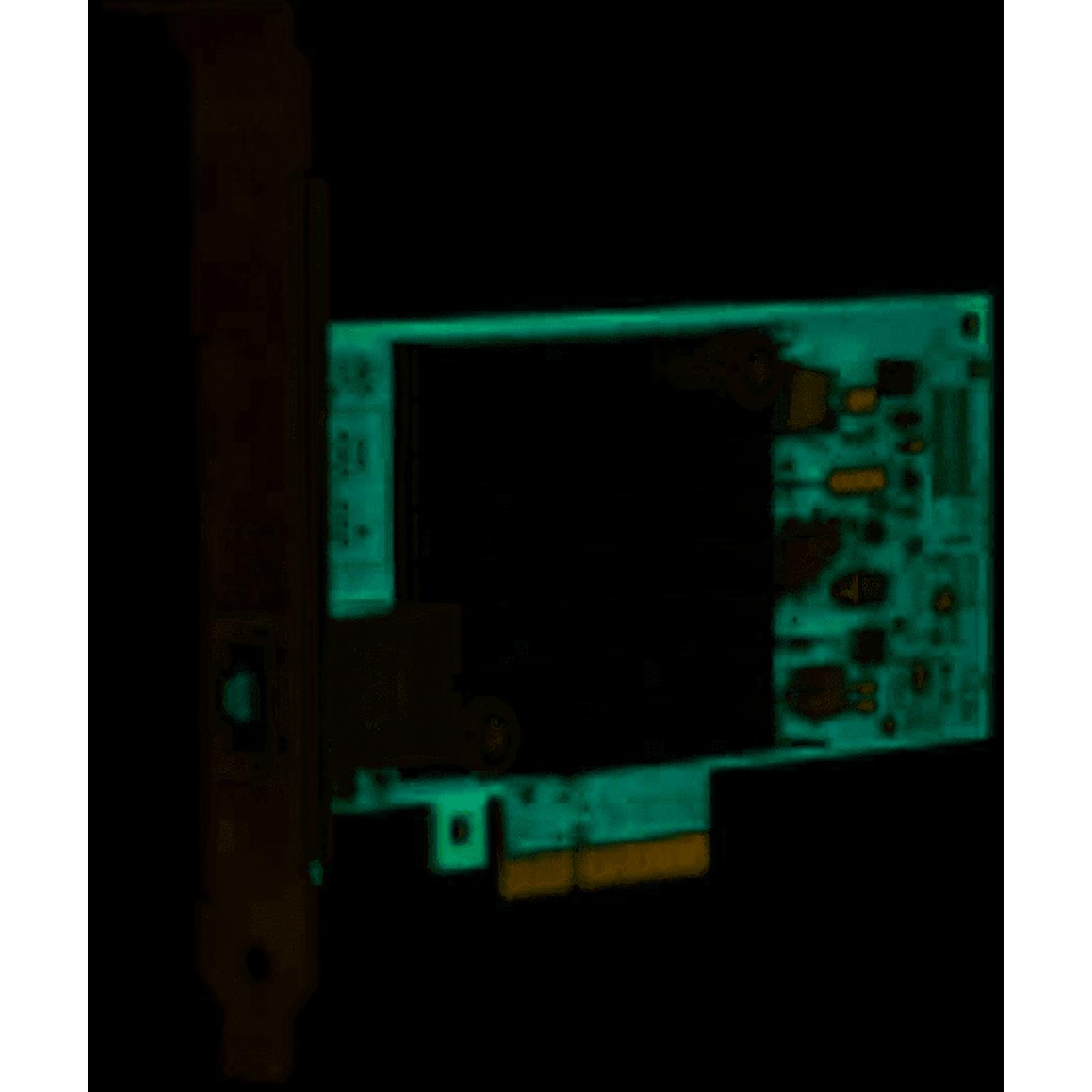 Intel X550-T1 (Ethernet, RJ45), Netzwerkkarte, Schwarz, Grün