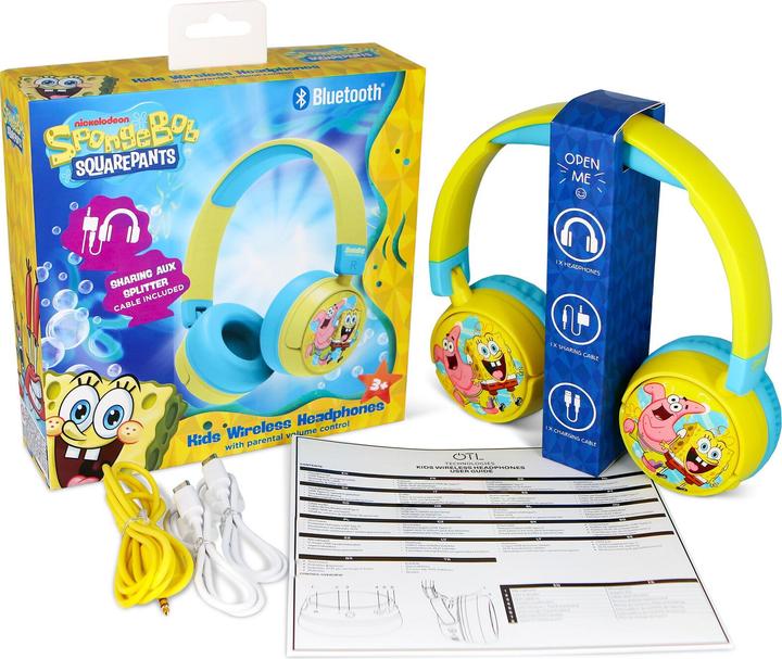 Produktbild OTL Sponge Bob - junior bluetooth koptelefoon