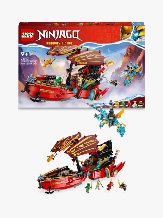 Actual product image LEGO Ninja glider in a race against time (71797, LEGO Ninjago)