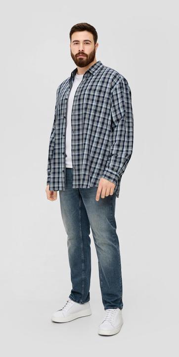 Produktbild s.Oliver Hemd Regular: Twill-Hemd aus Lyocellmix (4XL)