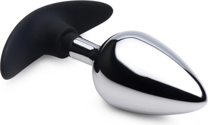 Actual product image Master Series Dark Invader Anal Plug Metal Large