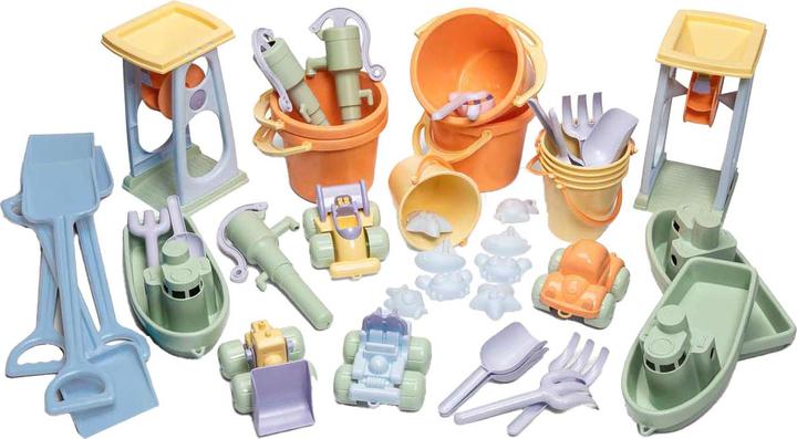 dantoy Pastel Zand en Water Set 43 Stuks.