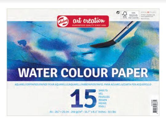 Actual product image Talens Watercolour block A3 (A3, Plain)