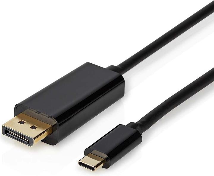 Actual product image Nedis USB-C™ Adapter | USB 3.2 Gen 1 | USB-C™ Plug | DisplayPort Plug | 4K@60Hz | 2.00 m | Run (2 m, USB Type C)