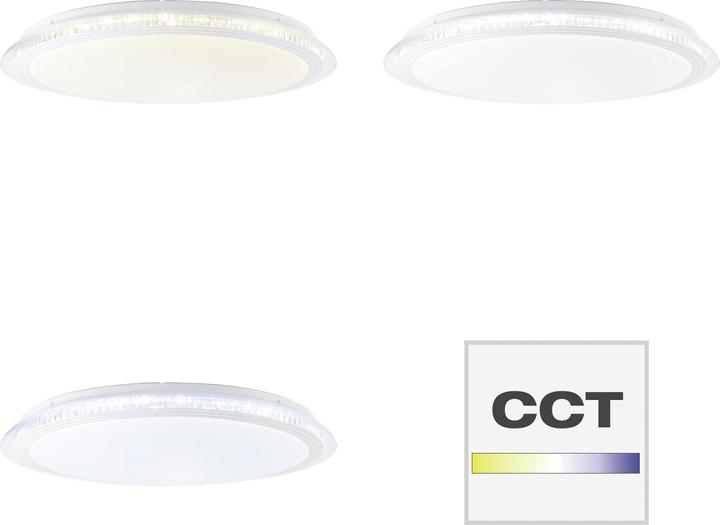 Actual product image Brilliant Juso LED Ceiling Light 53cm white (2600 lm)