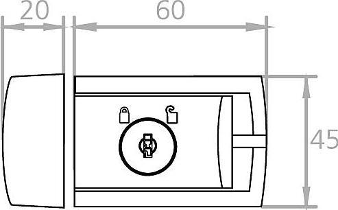 Productafbeelding Burg Wächter Raam- en deurschoot Winsafe WZ 60 W SB