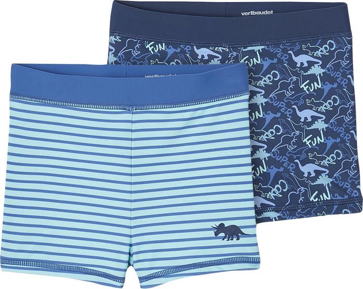 Produktbild Vertbaudet 2er-Pack Jungen Boardshorts mit Dinos (98)