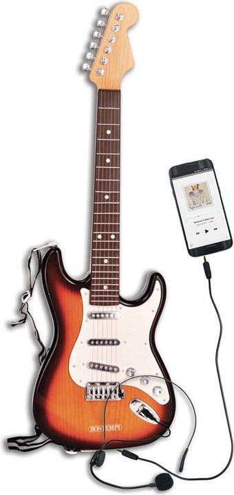 Immagine prodotto Bontempi Chitarra elettrica con tracolla e microfono (Multilingue)