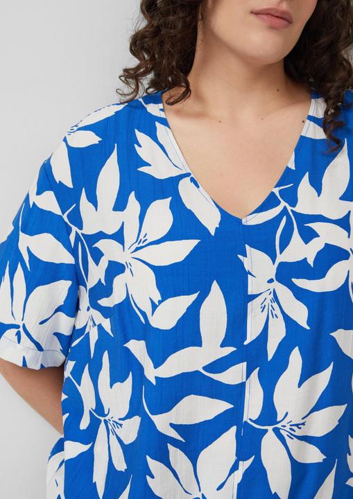 Actual product image s.Oliver Strukturierte Bluse im O-Shape (50)