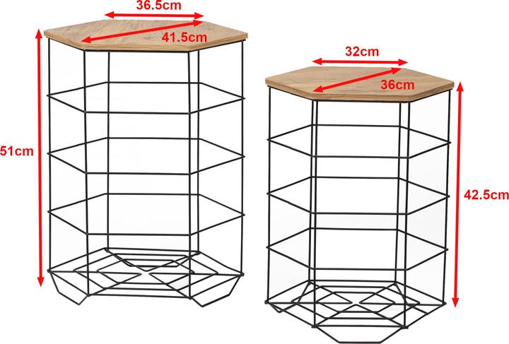 Image du produit En.Casa Emma (41,5 x 41,5 x 42,5 cm)