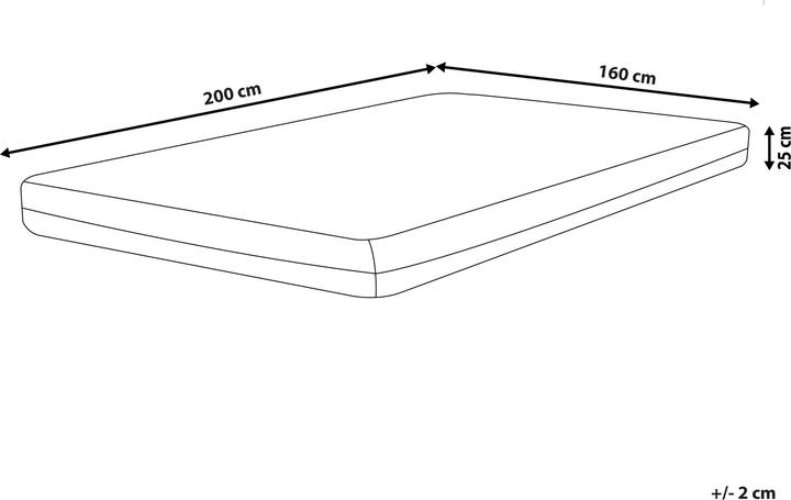 Image du produit Beliani Cozy (160 x 200 cm, Noyau de mousse)