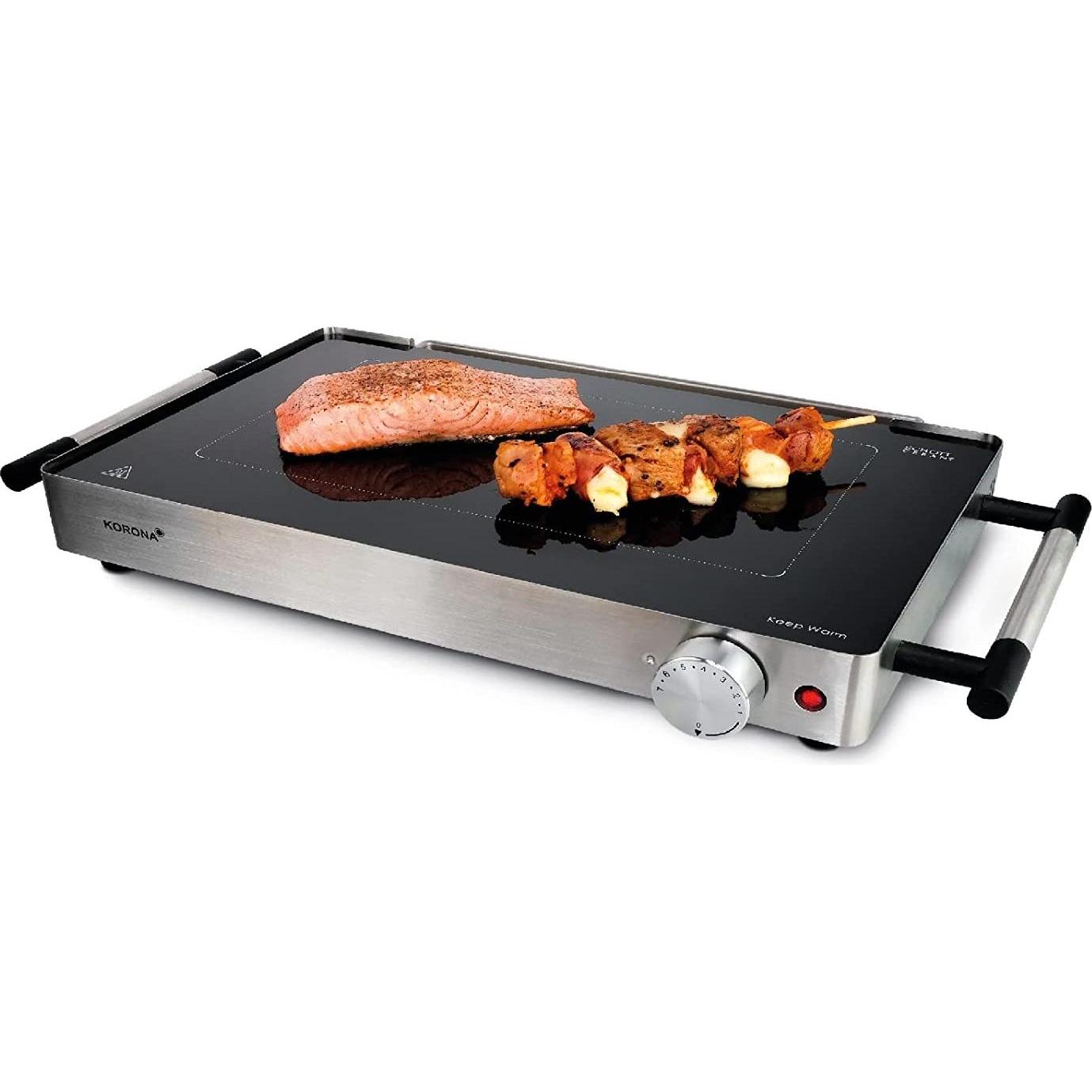 Korona Glasgrill, Tischgrill, Schwarz, Silber