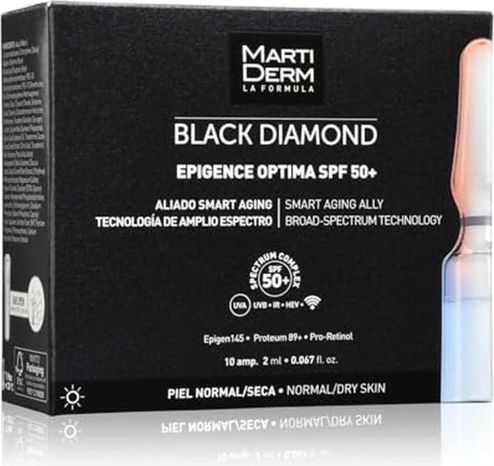 Actual product image Martiderm EPIGENCE OPTIMA SPF 50 30 amp x 2ml (each) (Suntan cream, SPF 50)