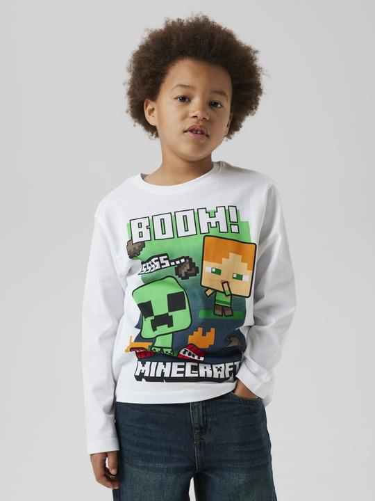 Produktbild Name it Nkmac Minecraft Ls Nreg Top Box Noos Bfu (122, 128)