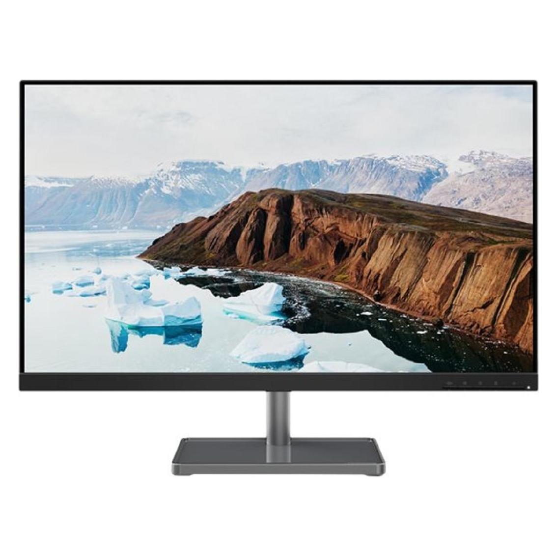 Lenovo L27m-30 (1920 x 1080 Pixel, 27"), Monitor, Schwarz, Silber