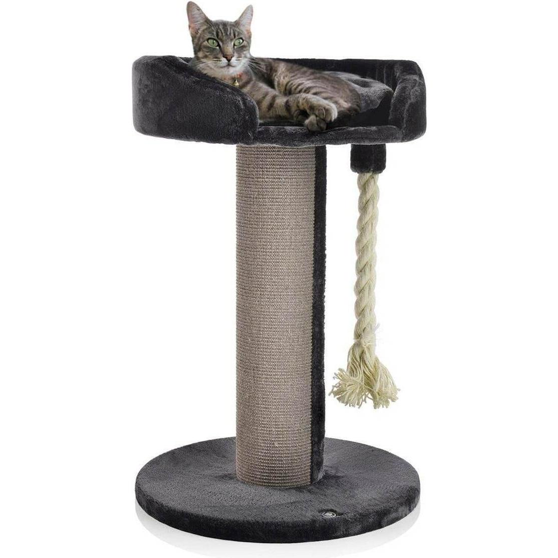 CanadianCat Kratzbaum Lounge Ontario 1, Grau (100 cm, Grau), Katzenbaum