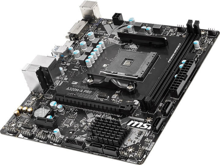 Actual product image MSI A320M-A Pro (AM4, AMD A320, mATX)