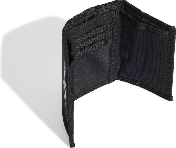 Actual product image adidas Unisex LINEAR Wallet, Black/White, One Size