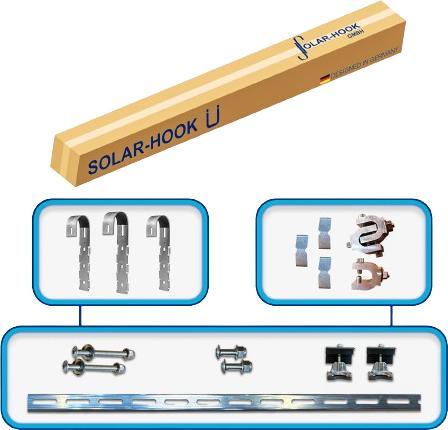Produktbild Solar Hook Balkonkraftwerk Solarhaken rund (Solaranlage Montagematerial)