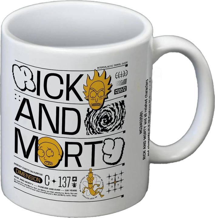Produktbild Rick And Morty Kaffeebecher Nobody Exists On Purpose (315 ml, 1 x)