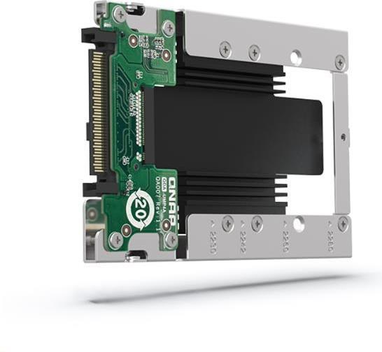 Image du produit QNAP QDA-UMP4A Adaptateur U.2 NVMe vers M.2 NVMe SSD PCIe 7mm