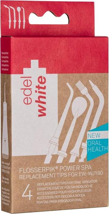 Image du produit Edel + White Flosserpik WJ180 4 point remplacement (Embouts de douches buccales)