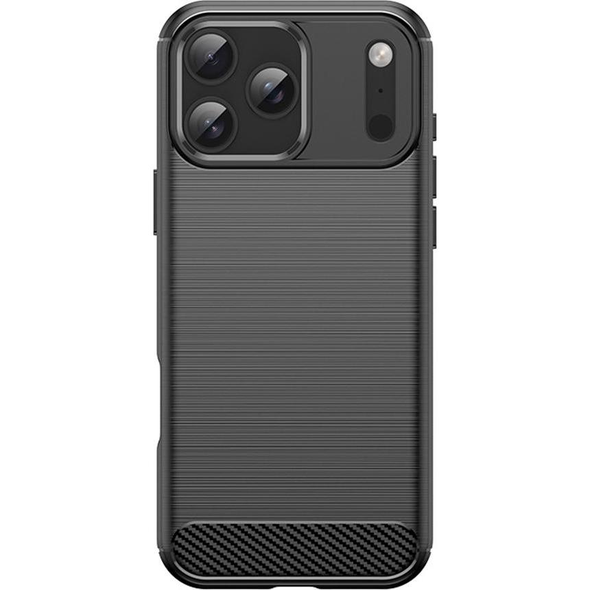 Insmat Backcover Carbon Steel Iphone 17 Pro (Apple iPhone 17 Pro), Cover smartphone, Nero