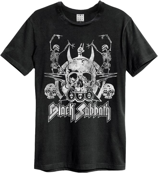 Actual product image Amplified Dancing Skulls TShirt (S)