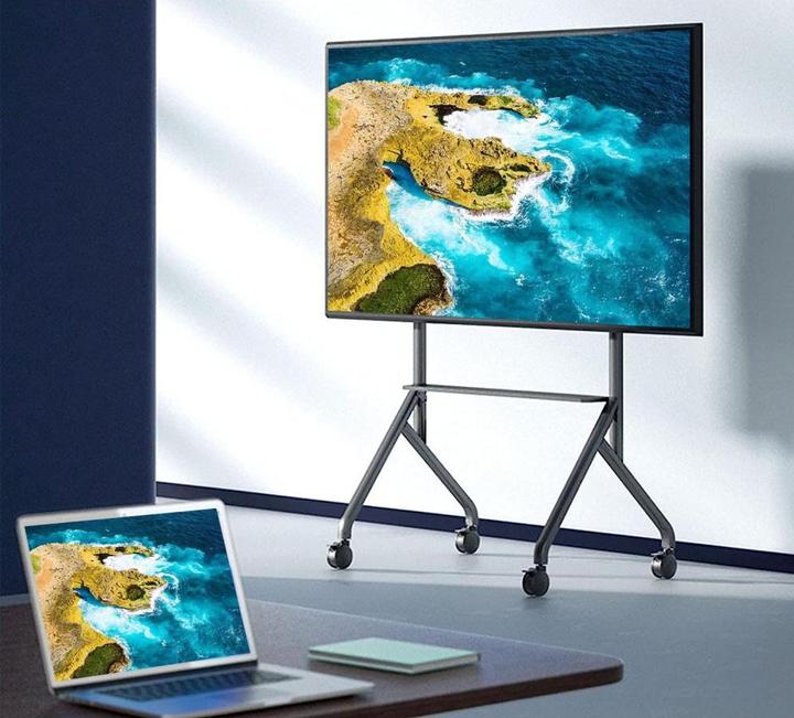 Produktbild Techly EFB TV Wagen fur LCD/LED/Plasma TV 165,1cm 65Zoll - 254cm 100Zoll schwarz (100", 100 kg)