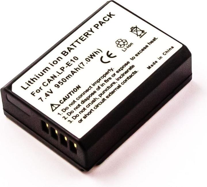 Actual product image AGI Battery compatible with Canon EOS 1200D - Battery - 950 mAh (Camera battery)