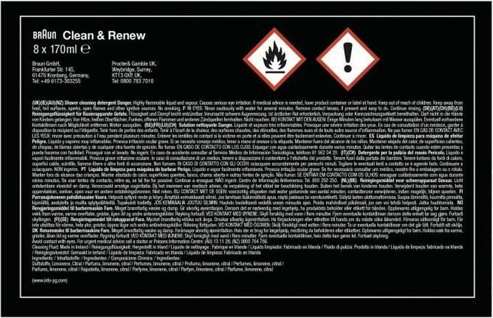 Produktbild Braun 3-in-1 ShaverCare (8 x)